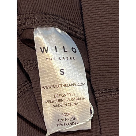 Wilo The Label Hoodie Leggings Set Womens S Brown Cotton Wellness Club New - Picture 16 of 16
